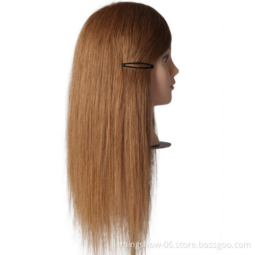 Hairdressing mannequin doll head for hair style training hair cut training head makeip